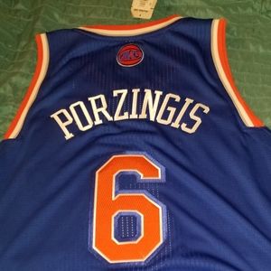 Adidas #6 Porzingis Authentic Jersey